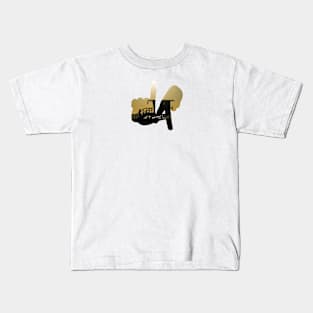 Medium LA Hands, Beach Kids T-Shirt